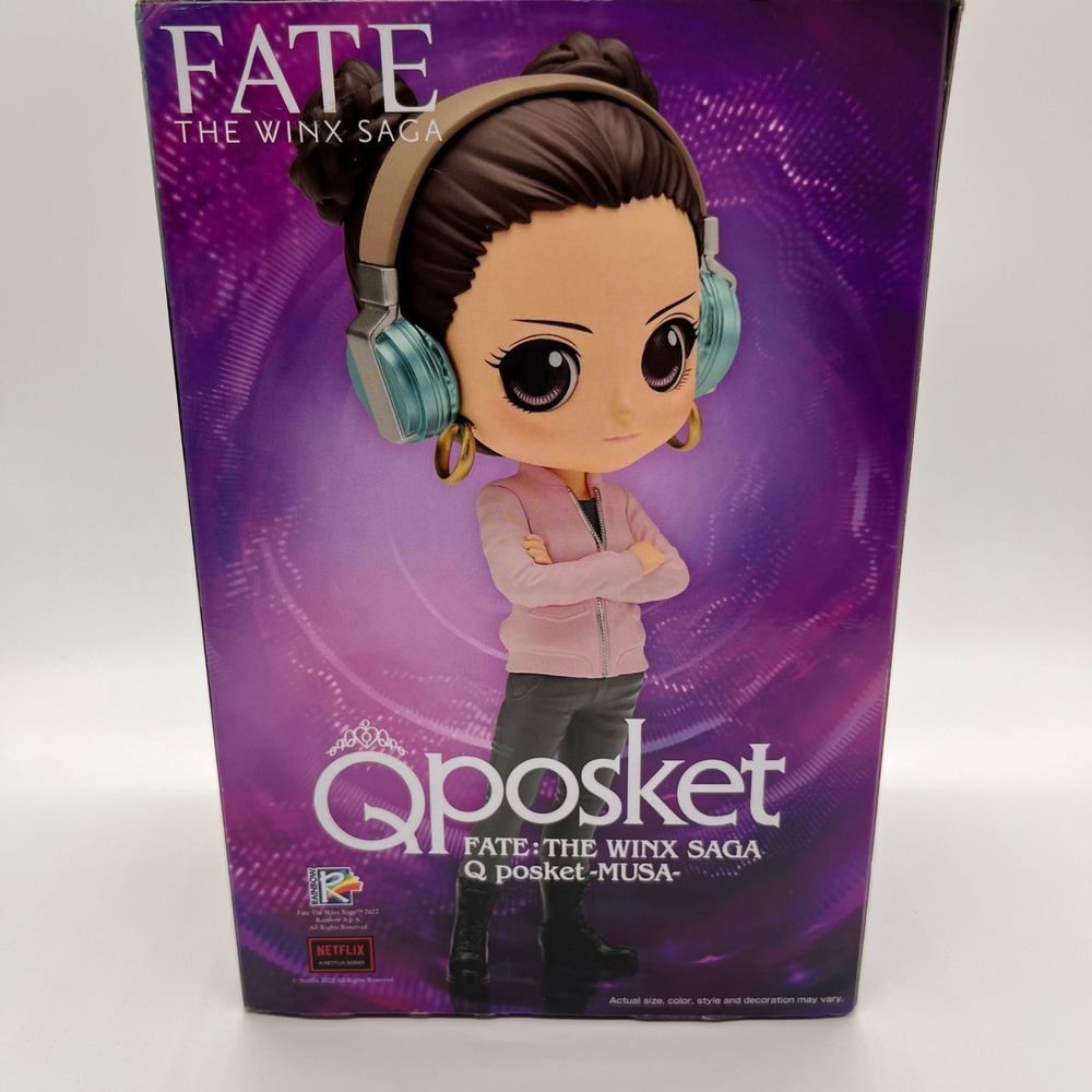 Fate The Winx Saga Musa Q Posket Figure Banpresto Collectible Anime Doll‎